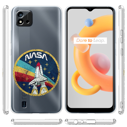 Чехол BoxFace Realme C11 2021 Space Shuttle NASA