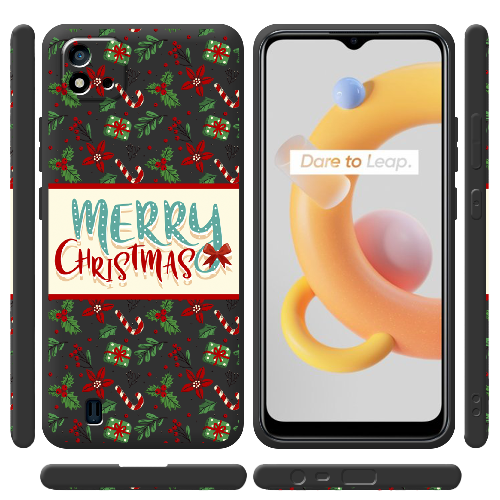 Чехол BoxFace Realme C11 2021 Vintage Christmas Congratulation