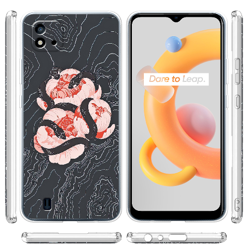 Чехол BoxFace Realme C11 2021 Snake Rose