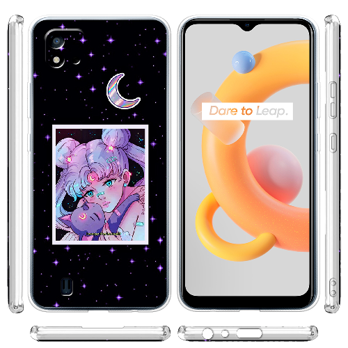 Чехол BoxFace Realme C11 2021 Sailor Moon night