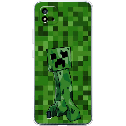 Чехол BoxFace Realme C11 2021 Minecraft Creeper