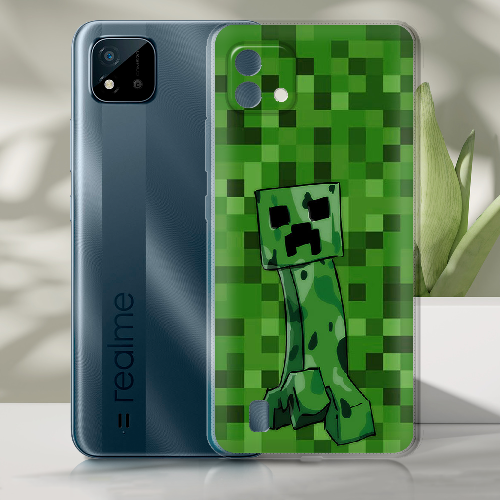 Чехол BoxFace Realme C11 2021 Minecraft Creeper