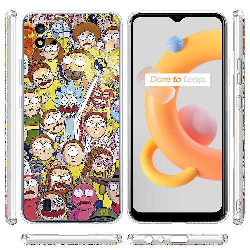 Чехол BoxFace Realme C11 2021 Rick and Morty все герои