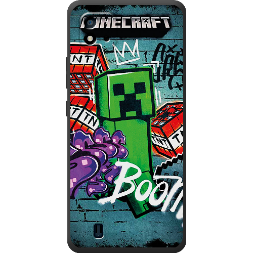 Чехол BoxFace Realme C11 2021 Minecraft Graffiti