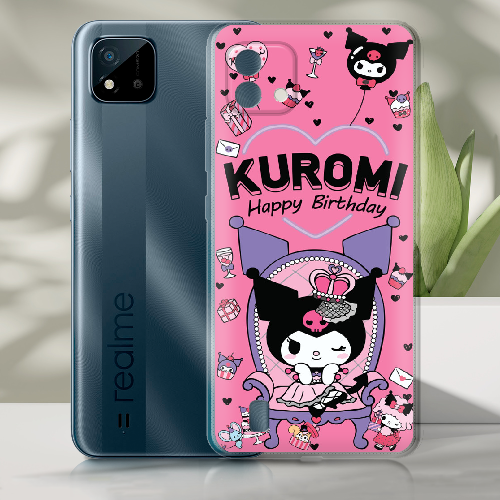 Чехол BoxFace Realme C11 2021 День народження Kuromi