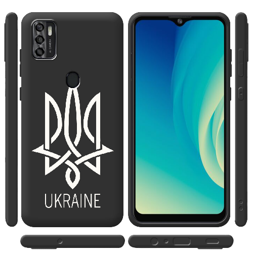 Чехол BoxFace ZTE Blade A7S 2020 Тризуб монограмма UKRAINE