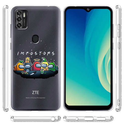 Чехол BoxFace ZTE Blade A7S 2020 Among Us Impostors