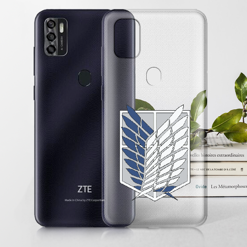 Чехол BoxFace ZTE Blade A7S 2020 Атака Титанов Крылья Свободы