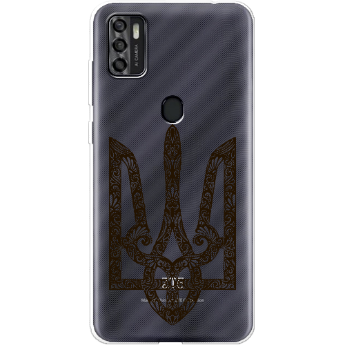 Чехол BoxFace ZTE Blade A7S 2020 Ukrainian Black Trident