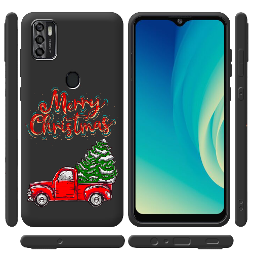 Чехол BoxFace ZTE Blade A7S 2020 Holiday Car Merry Christmas