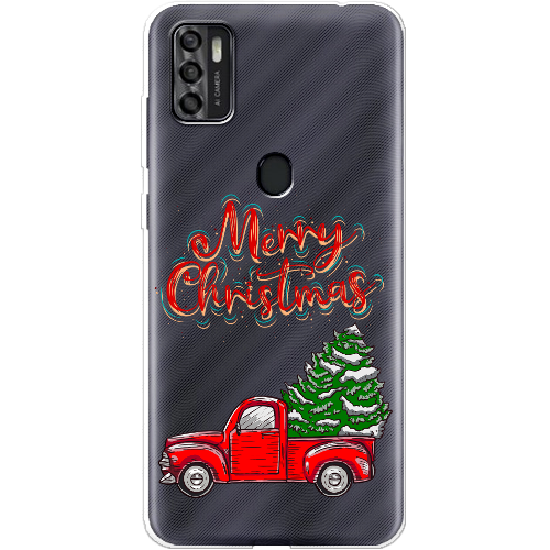 Чехол BoxFace ZTE Blade A7S 2020 Holiday Car Merry Christmas