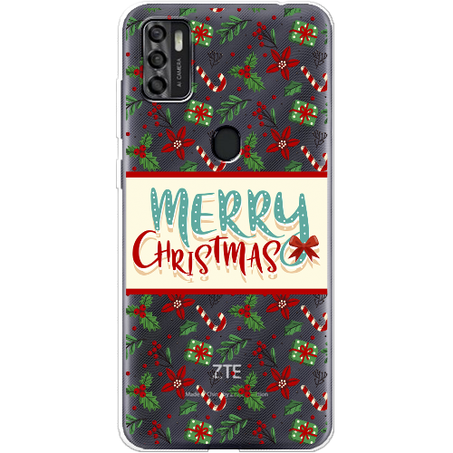 Чехол BoxFace ZTE Blade A7S 2020 Vintage Christmas Congratulation