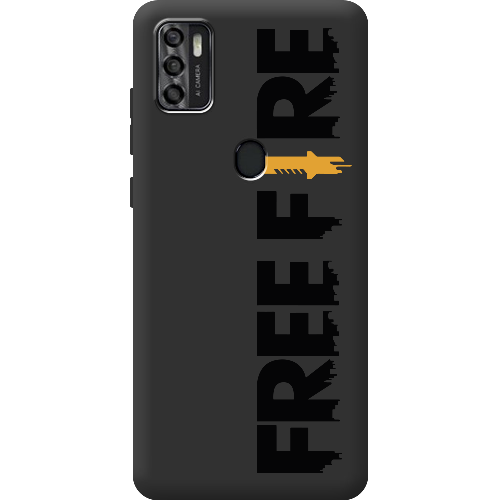 Чехол BoxFace ZTE Blade A7S 2020 Черный Free Fire