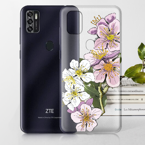 Чехол BoxFace ZTE Blade A7S 2020 Cherry Blossom