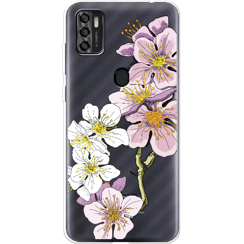 Чехол BoxFace ZTE Blade A7S 2020 Cherry Blossom