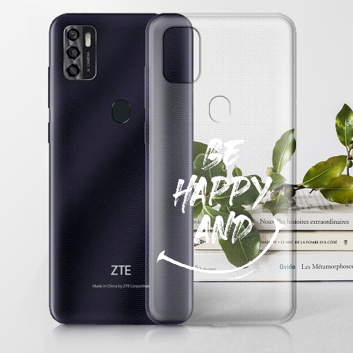 Чехол BoxFace ZTE Blade A7S 2020 be happy and