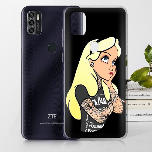 Чехол BoxFace ZTE Blade A7S 2020 Панк Алиса из страны чудес