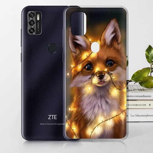 Чехол BoxFace ZTE Blade A7S 2020 Рождественская лиса