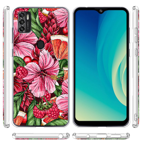 Чехол BoxFace ZTE Blade A7S 2020 Tropical Flowers