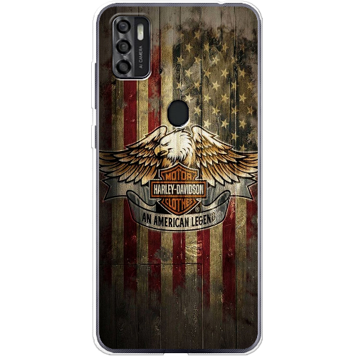 Чехол BoxFace ZTE Blade A7S 2020 Harley Davidson An American Legend