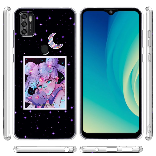 Чехол BoxFace ZTE Blade A7S 2020 Sailor Moon night