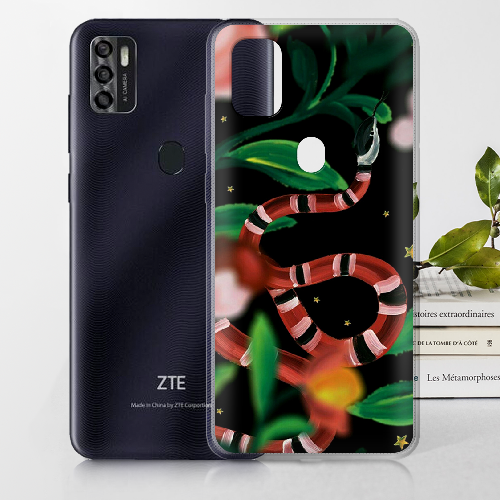 Чехол BoxFace ZTE Blade A7S 2020 Red Snake