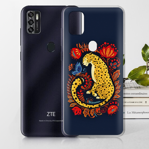 Чехол BoxFace ZTE Blade A7S 2020 Petrykivka Leopard