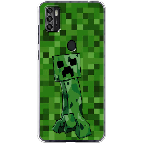 Чехол BoxFace ZTE Blade A7S 2020 Minecraft Creeper