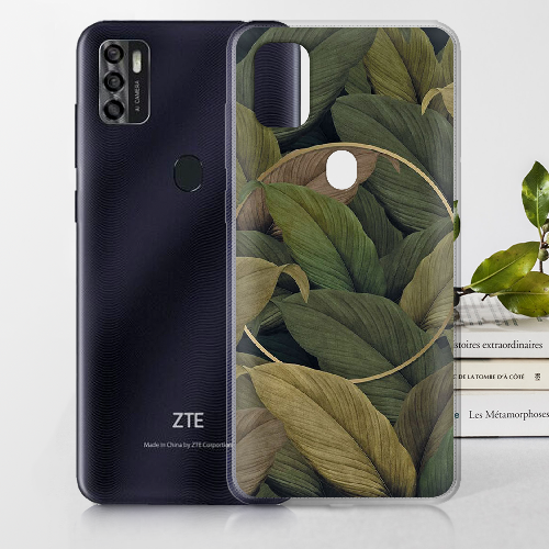 Чехол BoxFace ZTE Blade A7S 2020 Green Leaf