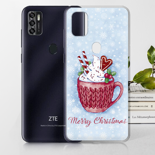 Чехол BoxFace ZTE Blade A7S 2020 Рождественское Какао