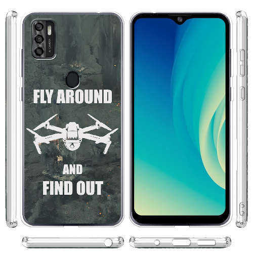 Чехол BoxFace ZTE Blade A7S 2020 Дрон Fly Around