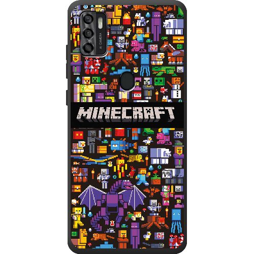 Чехол BoxFace ZTE Blade A7S 2020 Minecraft Mobbery