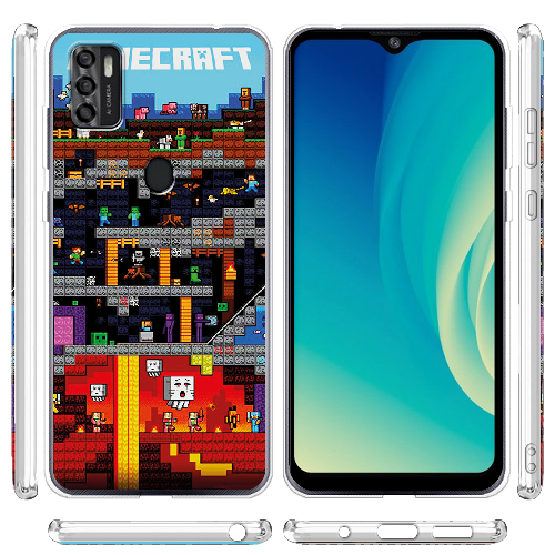 Чехол BoxFace ZTE Blade A7S 2020 Minecraft Lode Runner