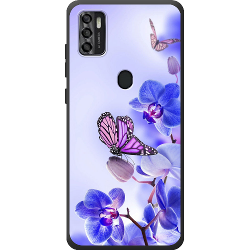 Чехол BoxFace ZTE Blade A7S 2020 Orchids and Butterflies