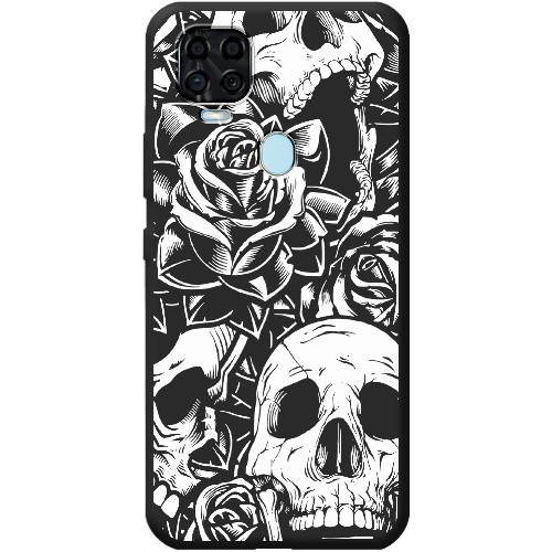 Чехол BoxFace ZTE Blade V2020 Skull and Roses