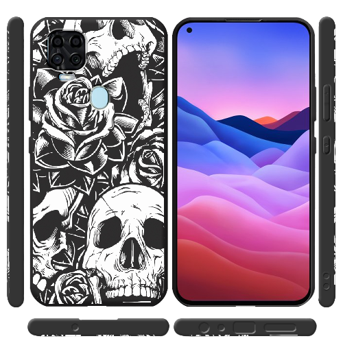 Чехол BoxFace ZTE Blade V2020 Skull and Roses