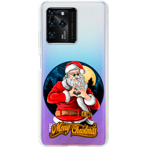 Чехол BoxFace ZTE Blade V30 Cool Santa and heart