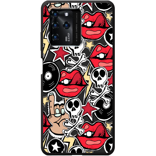 Чехол BoxFace ZTE Blade V30 Rock Graffiti