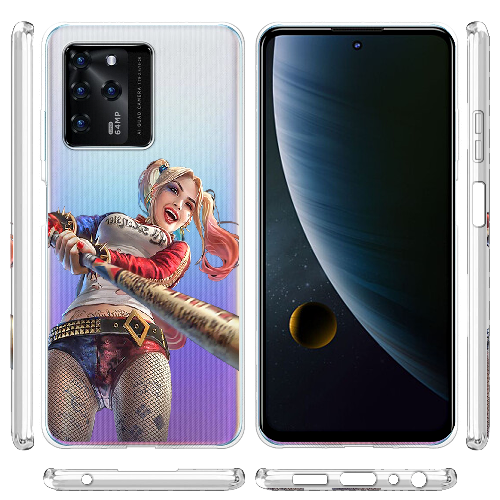 Чехол BoxFace ZTE Blade V30 Happy Harley Quinn