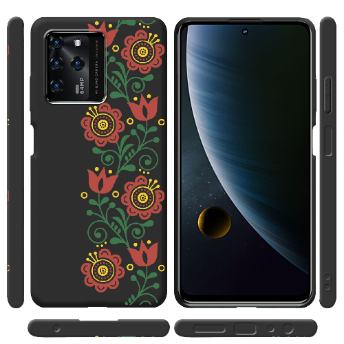 Чехол BoxFace ZTE Blade V30 Ethno Flower