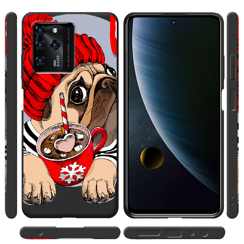 Чехол BoxFace ZTE Blade V30 Winter Puggy