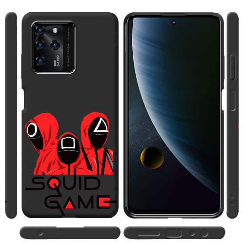 Чехол BoxFace ZTE Blade V30 siquid game люди в красном