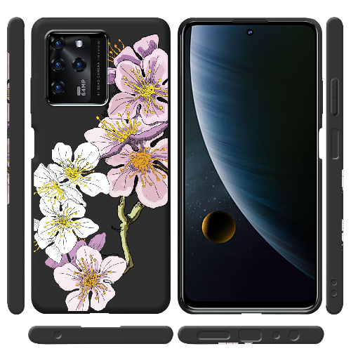 Чехол BoxFace ZTE Blade V30 Cherry Blossom