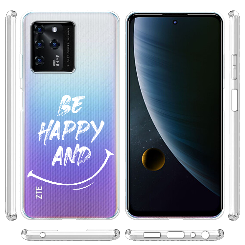 Чехол BoxFace ZTE Blade V30 be happy and