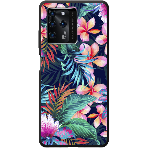 Чехол BoxFace ZTE Blade V30 flowers in the tropics