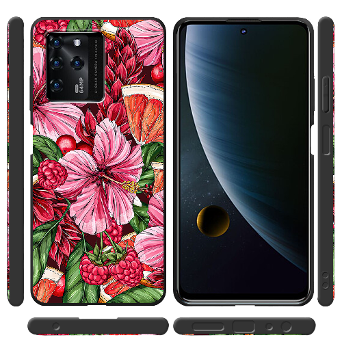 Чехол BoxFace ZTE Blade V30 Tropical Flowers