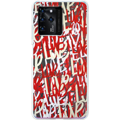 Чехол BoxFace ZTE Blade V30 Love Graffiti