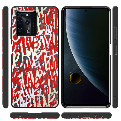 Чехол BoxFace ZTE Blade V30 Love Graffiti