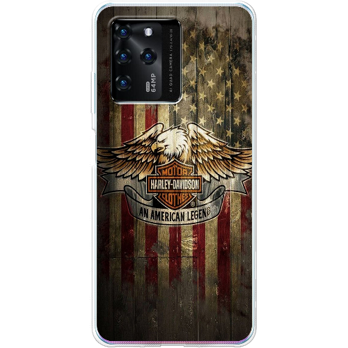 Чехол BoxFace ZTE Blade V30 Harley Davidson An American Legend