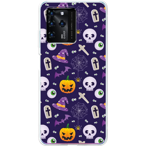 Чехол BoxFace ZTE Blade V30 Halloween Purple Mood